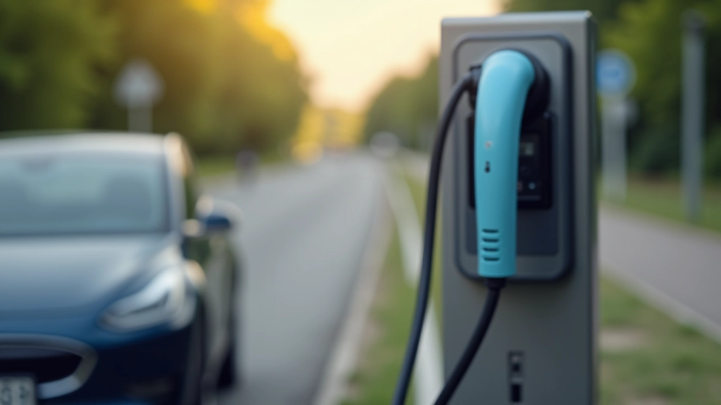 Laadimispunkt maanteel, kaablid ja pistikud, päivasel ajal